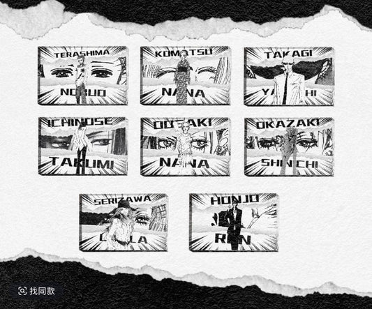 NANA surrounding goods Premium Craft Exquisite Acrylic Series Ornament Crystal Brick 12*8*1.5cm blind box