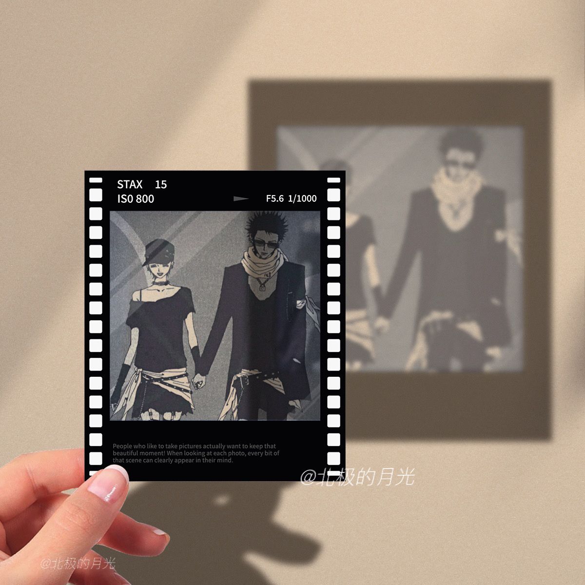 NANA: The Other Self in the World - Merchandise including Nana Osaki, Shin Okazaki, Ai Yazawa - Transparent Film Polaroid