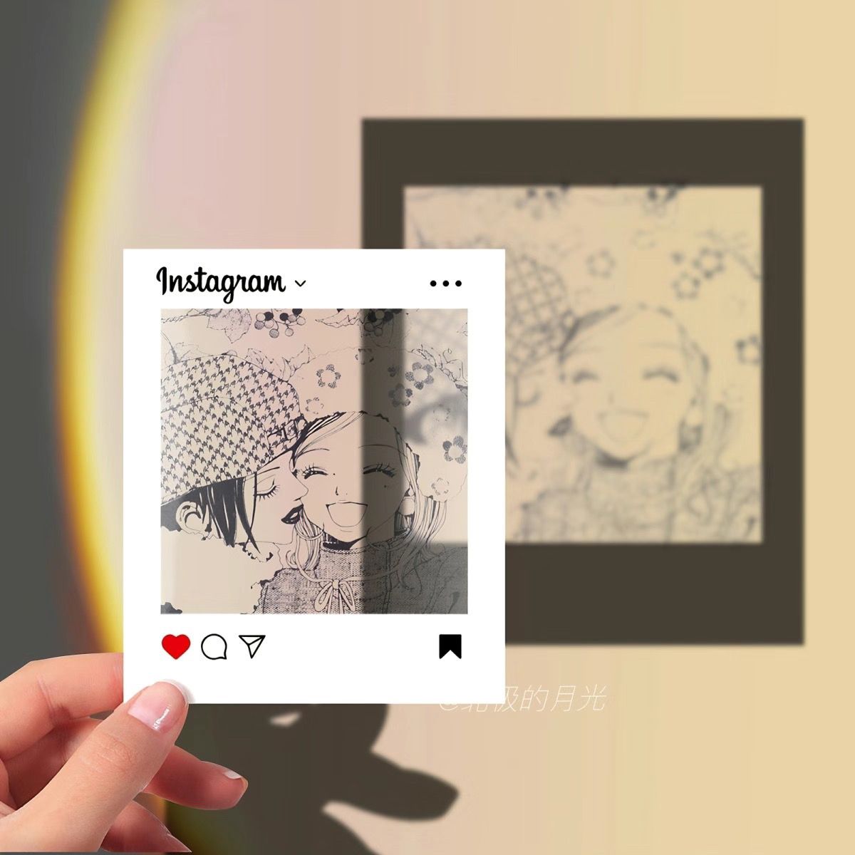 NANA: The Other Self in the World - Merchandise including Nana Osaki, Shin Okazaki, Ai Yazawa - Transparent Film Polaroid