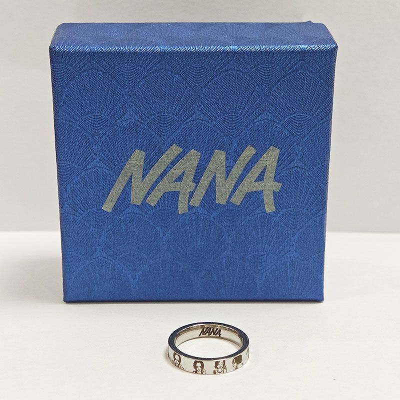 NANA Anime Ring with gift box - Nana & Hachi Titanium Steel Never-Fade Band Ring "The Other Side of Me" Ins Niche Aesthetic