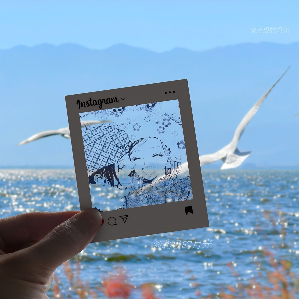 NANA: The Other Self in the World - Merchandise including Nana Osaki, Shin Okazaki, Ai Yazawa - Transparent Film Polaroid